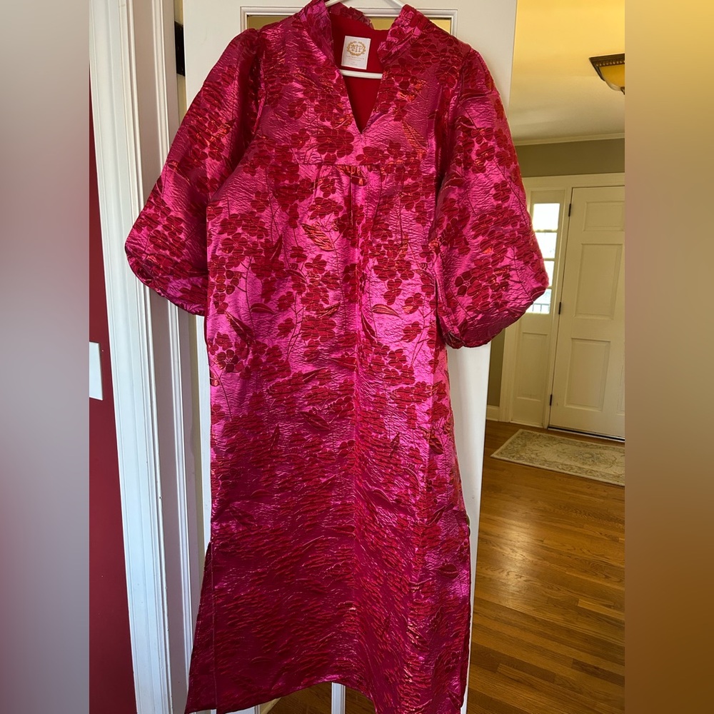 Stunning Jacquard boutique maxi dress sz. XL never been worn